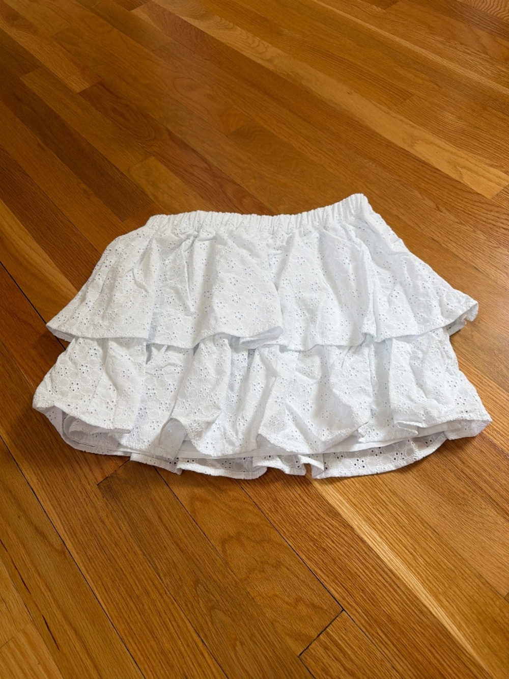 Posh peanut women’s eyelet skirt